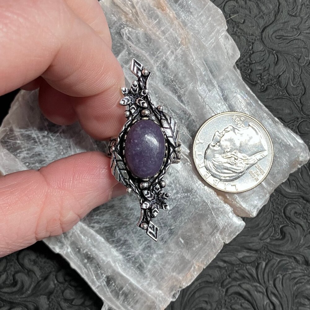 Lepidolite Fantasy Styled Ring - image 5